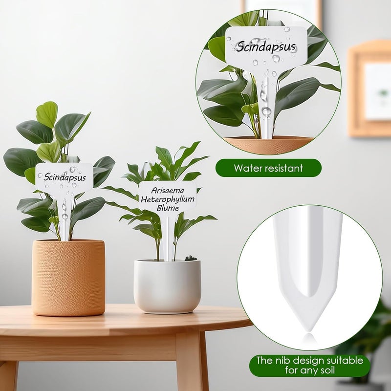 Darfukei Plant Labels 120pcs with Garden Plant Markers Pen of Outdoor Waterproof,T-Type Plant Tags and Permanent Marking Pen, Garden Labels Gardening Gifts for Women Men - Image 4